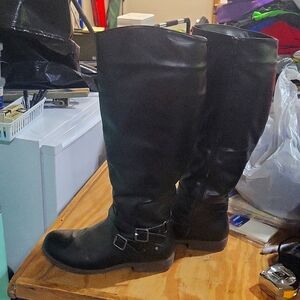 Black Knee High Boots Size 8.5